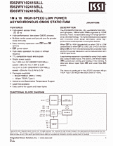 DataSheet IS62WV102416ALL pdf